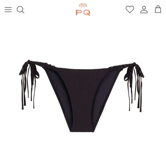 NWT PQ Swim M Black Mila Isla Bikini - Picture 7 of 8